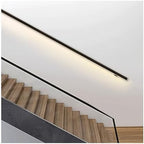 LED Handrail Kit, Aluminum Stair Railing with Light, Hand Rails for Indoor Stairs, 500lbs Load Capacity(100cm/right)