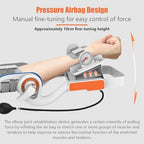 Elbow Rehabilitation Training Device, Flexion and Extension Training, Full Angle Adjustment (-15°~150°) Elbow Joint Stretching Trainer, Static Traction Technology