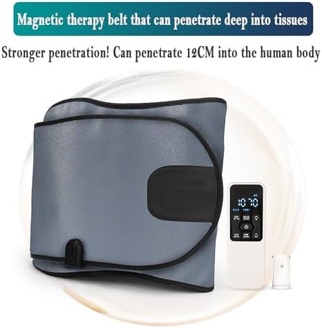 Magnetic Abdominal Massager, Heated Slimming Therapy Belt, Heats Up Quickly, Relieves Muscle Tension, Enhances Metabolism, and Improves Immunity.