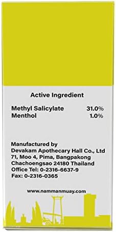 Namman Muay Thai Boxing Analgesic Balm Oil for Massage Muscle Joint 120ml