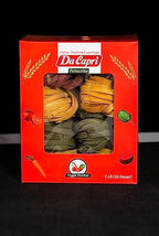 Da Capri Veggie Festival Fettuccine (Pack Of 2) | Artisanal Homemade Pasta | 16 Oz Vegan & Healthy | 100% Natural & Plant-Based | Easy to make & Fast Cooking