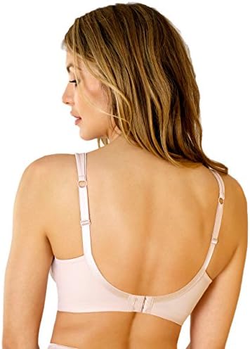 Rosme Women’s Soft Wireless T Shirt Bra Comfortable Seamless Full Coverage No Underwire Smooth Molded Cups Powerlace