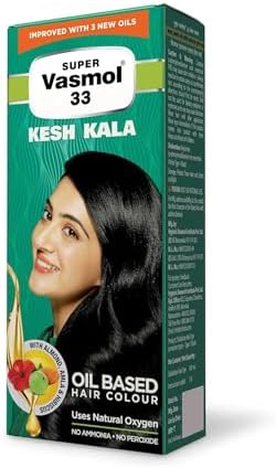 Super Vasmol 33 Kesh Kala 100ml (Pack of 4)