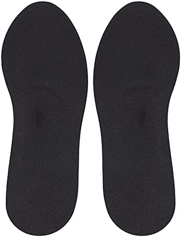 Yctze Black Orthotic Shoe Insoles with Arch Support, Flat Foot Relief Memory Foam Pads, Protective and Comfortable for Men, Suitable for Sport, Hiking, and Work Shoes (Female)