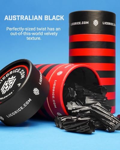 Licorice.com Gourmet Candy | Black Licorice Duo | Soft Licorice | Australian Black Twists and Finnish Black Bites