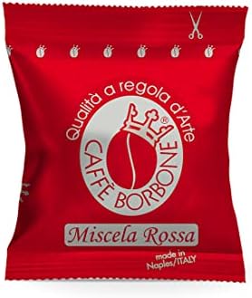 Caffè Borbone Compatible Lavazza Espresso Point 100 Coffee Pods, Red Blend, Creamy Espresso with Deliciously Persistent Flavor, Roasted and Freshly Packaged in Italy