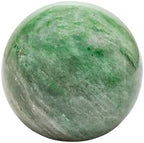 Amazing Gemstone Green Aventurine Crystal Ball with Stand - 2.5 Inches Large Crystal Sphere Meditation Balls for Witchcraft and Decorative Balls