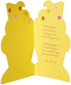 American Greetings 1st Birthday Card for Girl (Cupcake)