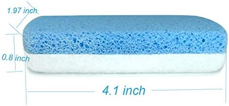 Maryton Glass Pumice Stone for Feet, Callus Remover and Foot Scrubber & Pedicure Exfoliator Tool Pack of 2