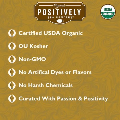 Organic Positively Tea Company, Orange Blossom Special, Oolong Tea, Loose Leaf, 16 Ounce