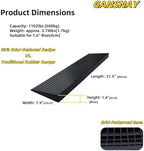 Threshold Ramp for Doorways 1.6" Rise- Odorless Indoor Entry Ramp- Non-Slip& Cuttable Handicap Ramp for Wheelchairs, Robot Vacuum Cleaners, Scooters, Strollers- Black- 1.6″Rise (31.5″×7.9″)