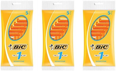 BIC Pack of 3 Packs of 5 Razor Blades No. 1-1 Blade for Sensitive Skin