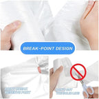 Small Trash Bags 1.2 Gallon, 108 Count Garbage Bags Bathroom Mini Trash Can Liners, fit 4.5-5 Liter White