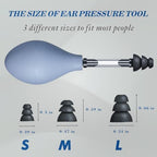 Ear Pressure Relief Suction Device,Migraine Relief,Ear Pressure and Tinnitus by Balancing Inner Ear Pressure to Alleviate Tinnitus During Airplane Rides and Reduce Tension.