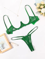 Avidlove Lingerie Set For Women Lace Bra and Panty Set Sexy Underwire Lingerie Set