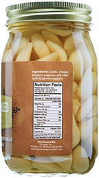 Green Jay Gourmet Pickled Garlic Cloves in a Jar – Spicy Pickled Garlic – Jalapeño & Red Pepper – Fresh Garlic Bulbs for Cooking – Natural Ingredients – Freshly Made, Pre-Prepared Garlic – 16 Ounce Jar