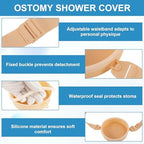 Ostomy Shower Cover, Stoma Ostomy Waterproof Bath Cover, Ostomy Supplies, Ostomy, Colostomy, Ileostomy Shower Protector, Skin Color