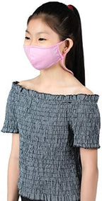 LOFBAZ Kids Cotton Cloth Face Coverings Adjustable with Nose Wire Washable Reusable with Filter Pocket