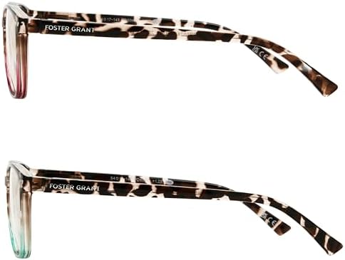 Foster Grant womens Kendall 2-pack Reading Glasses Square Reading Glasses