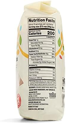365 by Whole Foods Market, Organic Whole Wheat Penne Rigate, 16 Ounce (Pack of 4)