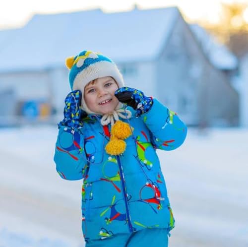 KESYOO Anti-Lost Glove Lanyard Kids Mitten Rope Adjustable Nylon Winter Glove Holder Strap for Outdoor Use Blue