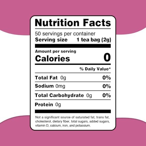 Fullchea - Red Clover Tea Bags, 50 Teabags - Pure Red Clover Herb - Non-GMO - Caffeine-Free - Rich in Antioxidants & Supports Wellness