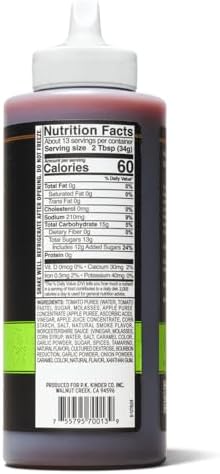 Bourbon Apple & Black Garlic BBQ Sauce (2 Pack) | 15.5 oz | Non-GMO | No MSG |