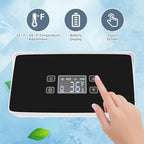Electric Insulin Cooler Travel Case Box, Insulin Fridge Portable Insulin Refrigerator, Diabetic Travel Case, 32℉-64℉Temperature Control LCD Display(Large)