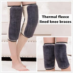 Thicken Cashmere Wool Knee Warmers Wool Knee Brace Pad Winter Warm Knee Sleeves Breathable Elastic Leg Sleeves Wraps Thermal Knee Support Pad for Arthritis Pain Relief Skiing Cycling Running