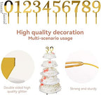 0-9 Number For Cake Topper, Shiny Acrylic Number Cake Toppers Cake Decorations Birthday Party Cake Topper for Birthday Party Wedding Anniversary