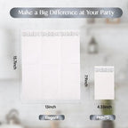 Vplus 200 Pack Paper Napkins Guest Towels Disposable Premium Quality 3-ply Dinner Napkins Disposable Soft, Absorbent, Perfect for Kitchen, Wedding, Parties, Dinners or Events(Silver)