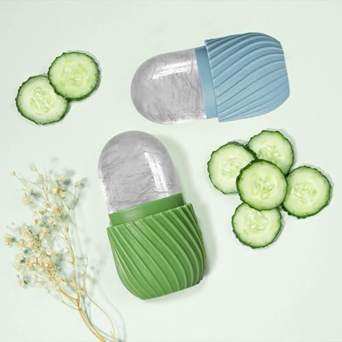 One Silicone Ice Face Roller Mold - Reusable Ice Cube Tray For Reducing Puffiness, Enhancing Skin Care And Facial Massage