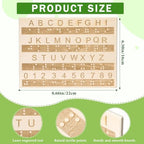 Braille Slate and Stylus Kit with 4 Line 28 Cells Braille Slate and Stylus Alphabet Board Writing Label Maker Plastic Fingerboard