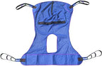 Universal Full Body Mesh Lift Sling with Commode Opening,Polyester Slings for Patient Lifts -Compatible with Hoyer, Invacare, McKesson, Drive, Lumex, Medline, Joerns (X-Large)