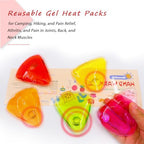 Reusable Pocket Hand Warmers, Reusable Snap Heat Pack, Pouch Gel Hand Warmers Used for Outdoor, Indoor, Working, Studying, Camping, Warm Gifts for Adults or Kids(Set of 5)