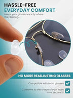 SPORTS WORLD VISION Glasses Nose Pads | Premium Quality Soft Silicone A-Shape Nose Pads for Glasses | 17mm Screw-in EyeGlasses Cushions in 25 Pairs