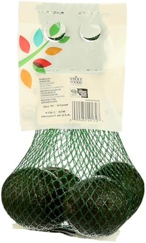 Avocado Hass Organic, 4 Count