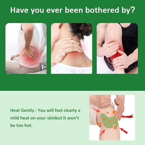 Knee Patches, MQ 12Pcs Maximum Strength Heat Patches Knee Relief Patches, Warming Herbal Patches Long-Lasting Relief for Knee, Back, Neck, Shoulder, Waist