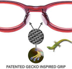 Setex Gecko Grip 1mm Anti Slip Eyeglass Nose Pads, (5 Clear Pair) USA Made, 2500 Innovative Microstructured Fibers per Nose Pad, 1mm x 7mm x 16mm