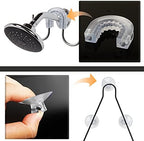 YeeBeny Bathroom Shower Caddy Connector Sucker with 2pcs Professional Strength Large Suction Cups, Easy to Attach, Replacement Suction Cups Compatible with Zenna Home, Simple Houseware, Multipurpose