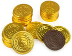 80ct Logo Candy Chocolate Coins with Company Logo Business Promotional Items (80 Pack) Personalized Tradeshow & Marketing Giveaways - Gold