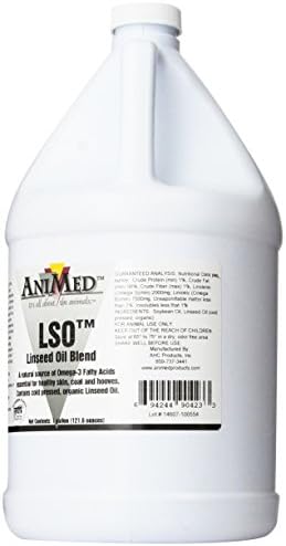 AniMed Lso Linseed Oil Blend for Horses, 1-Gallon