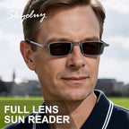 Durable Ultra Thin and Lightweight Folding Reading Sunglasses for Men Women, UV400 Protection Outdoors Compact Computer Foldable Full Sun Readers, Pocket Portable Sturdy Frame with Case Black 2.5x