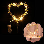 Mother's Day Cake Topper Love Heart Pearl Cake Toppers with LED Light for Mothers Day Birthday Wedding Party Decoration, 5.2 x 7.9 Inch