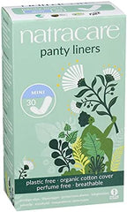NATRACARE Mini Pant Liners, Unscented, (Pack of 30)