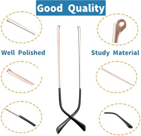 Metal Glasses Arm Replacement & Repair Kit, DIY Temples for Eyeglasses