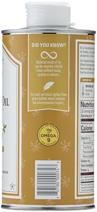 La Tourangelle, Roasted Peanut Oil, Slow Roasted Expeller-Pressed for Rich Flavor, Perfect for Cooking & Baking, Med-High Heat, Unrefined, Small Batch Production in USA, 16.9 Fl Oz