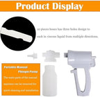Handheld Manual Suction Pump Portable Hand Help Suction Pump with 10 Soft Tubes