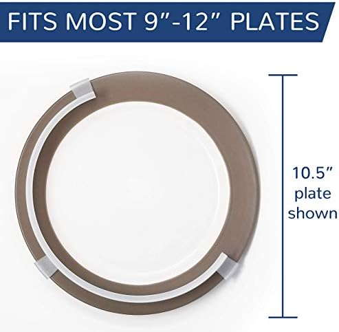 2 Pack - Plate Guard, FSA Eligible, Designed by an Occupational Therapist. Fits Most 9" to 12" Plates