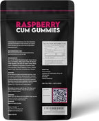 Raspberry C*M Gummies Improves Sperm Volume and Load Semen Volume Supplement - 60 Capsules - 1 Month Supply